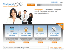 Tablet Screenshot of mortgagevco.com